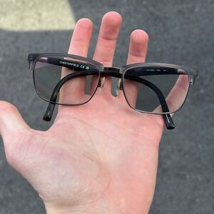 Chesterfield CH109XL CBL Mens Eyeglass Frames 57 18 150 Dark Grey Tortoise